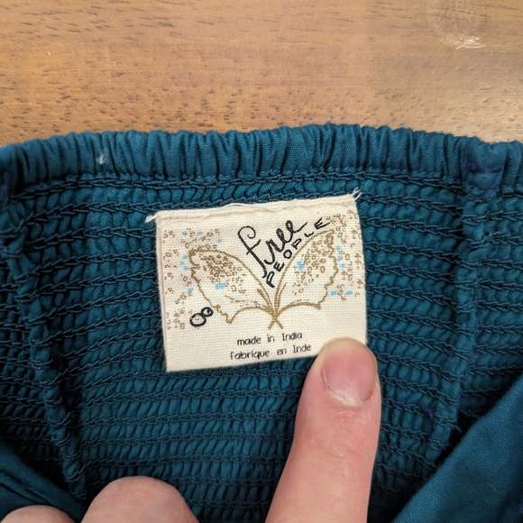 Free People embellished beaded leaf motif mini dress, size 8 - Picture 5 of 5